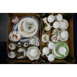 A mixed collection of items to include teaware, commemorative ware,