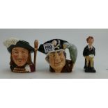 Royal Doulton small Character jugs,