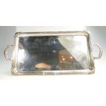 Walker & Hall Silver two handled tray,