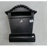 External metal letter box with key