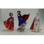 Royal Doulton Lady figures Bess HN2002 (cracked),