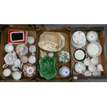 A mixed collection of items to include part teaset,