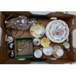 A mixed collection of ceramic items to include Royal Doulton Brambly Hedge plates, Wade Whimsies,