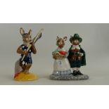 Royal Doulton Bunnykins figures Federation DB224 for Dalbry Antiques (with cert) and Pilgrim