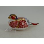 Royal Crown Derby Pheasant paperweight,