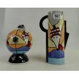 Lorna Bailey Jug and tea pot in Cruise d