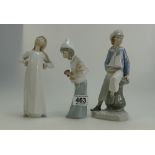 Lladro figures to include Boy with Yacht