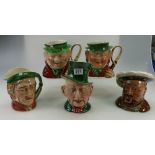 A collection of Beswick large character