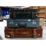 A collection of 3 suitcases