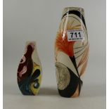 Moorcroft Vases, Black Ryden,