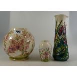 Moorcroft Vases to include Spring Blossom by Sally Tuffin (Trial),