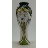 Moorcroft Galanthus vase designer Vicky Lovatt height 27cm