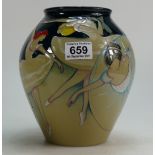 Moorcroft Degar Dancers vase limited edition gold signed by designer Emma Bossons FRSA height 22cm