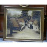 Unsigned small 19th Century oil on canva