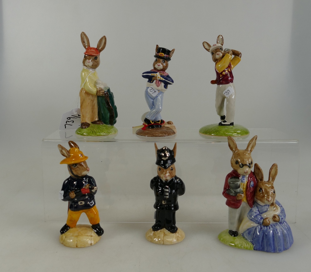 A collection of Royal Doulton Bunnykins