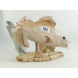 Burslem pottery figure of a large fish,