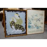 Two Framed Pictures with Oriental Themes