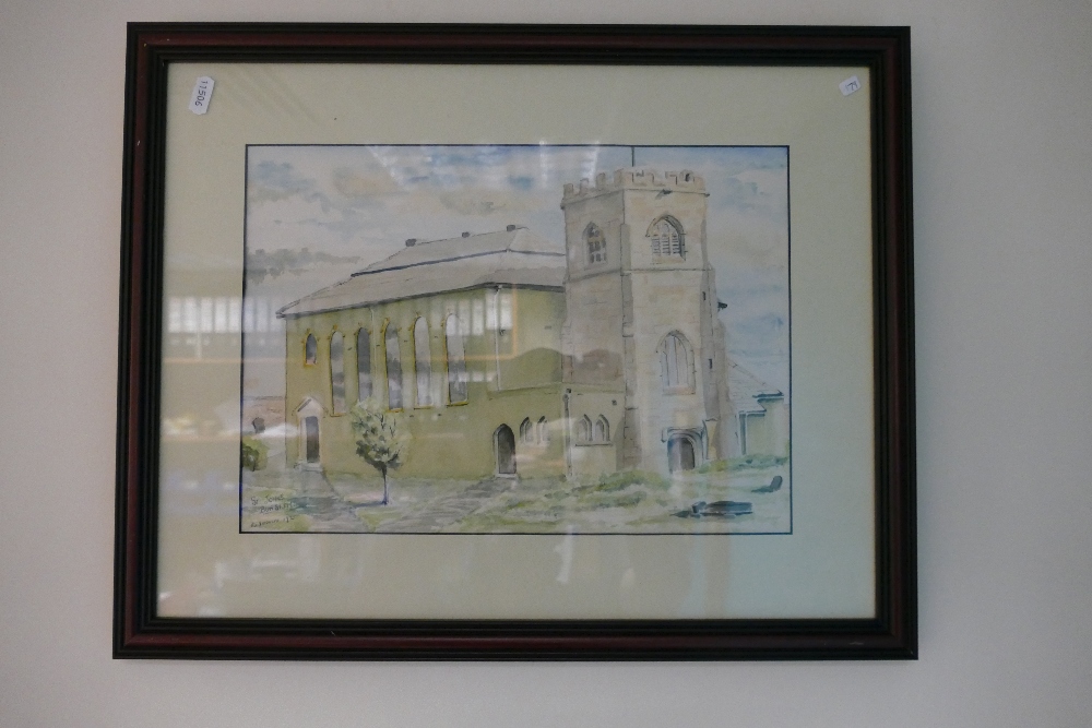 Two local artists watercolours Caverswal - Image 3 of 3