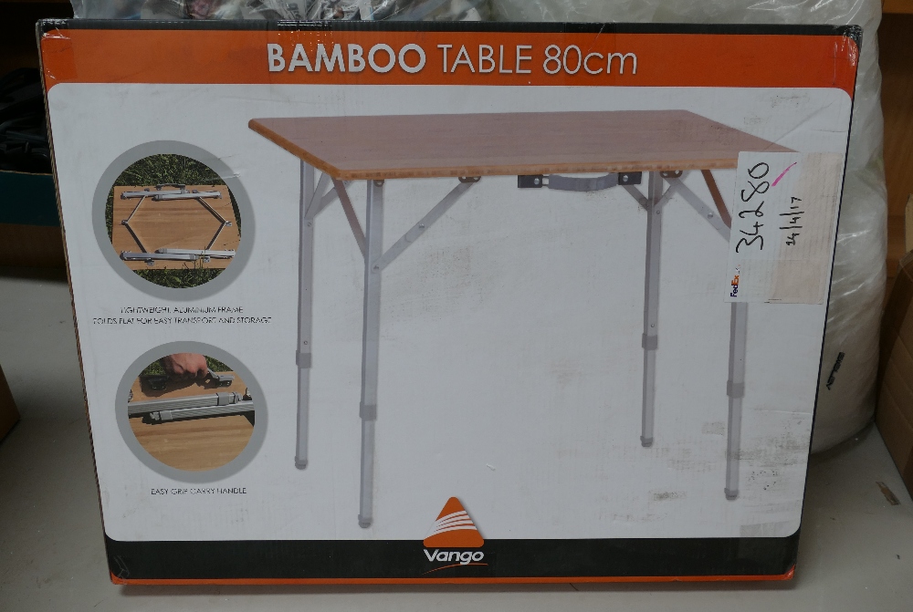 Vango bamboo collapsible table