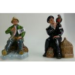 Royal Doulton figures A good catch HN2258 and Shore Leave HN2254 (Seconds) (2)