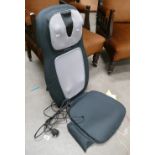 A Homedics massage chair attachment