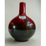 Royal Doulton flambe veined vase height 25cm