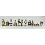 Beswick Alice in Wonderland series figures, comprising Alice, White Rabbit, Mock Turtle, Mad Hatter,