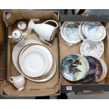 A collection of ceramic items including Wedgewood Ralph Lauren 'Meredith' dinnerware, Wedgewood