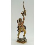 A Native American figure 'Tallisman of Courage' from the Hamilton Collectors' series (boxed)