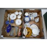 A mixed collection of ceramic items to include Japanese export eggshell tea ware, Elizabethan Bone