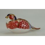 Royal Crown Derby Paperweight Gold crest