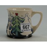 Moorcroft Christmas Wood mug designer Em