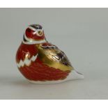 Royal Crown Derby Paperweight Chaffinch