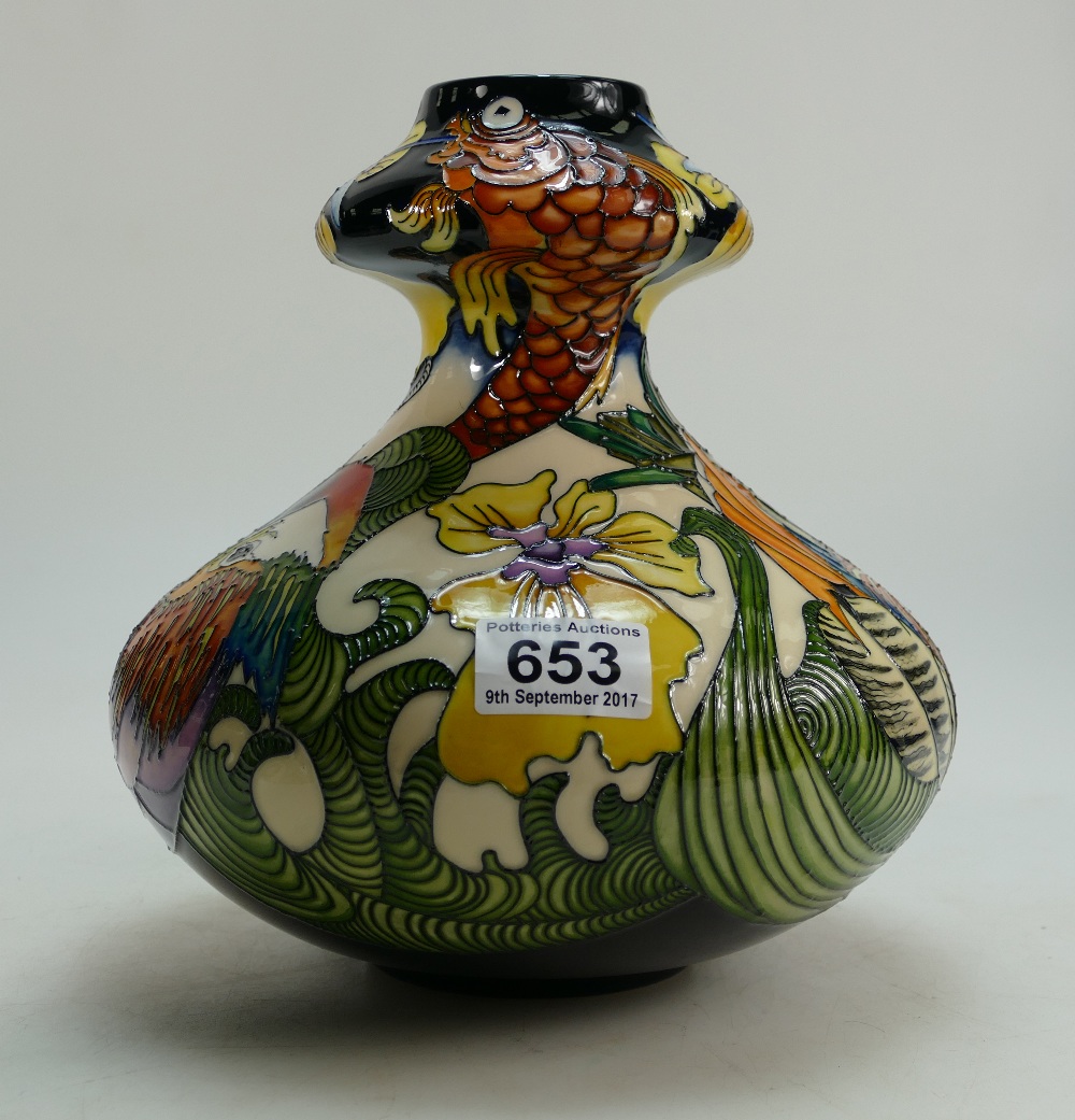 Moorcroft Mandarin Duck vase trial 23/11