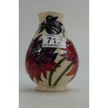 Moorcroft Ruby Red Vase, height 14cm