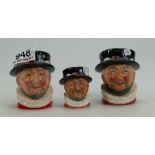 A collection of Royal Doulton character