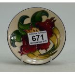 Moorcroft Anna Lily coaster designer Nic