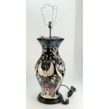 Moorcroft Prestige Talwin lamp and shade designer Nicola Slaney height 84cm with shade