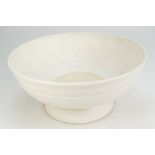 Wedgwood white footed bowl designed by Keith Murray,