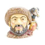Royal Doulton large character jug Attila The Hun D7225, from The Great Military Leaders Series,