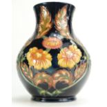 Moorcroft vase decorated in the Fantazie design, height 24cm,