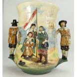 Royal Doulton large two handled loving cup Jan Van Riebeek, limited edition of 300, height 26.