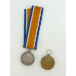 A pair of medals awarded to Pt T Tudor L/pool Reg comprising Civilisation and Victory medal (2)