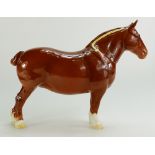 Beswick Suffolk Punch shire horse 1359 in chestnut colour way