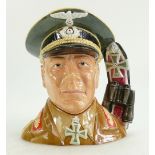 Royal Doulton large character jug Erwin Rommel D7290, from the Great Generals series,