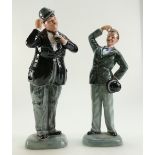Royal Doulton figures limited edition Oliver Hardy HN2775 and Stan Laurel HN2774 (2)