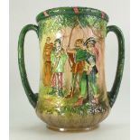 Royal Doulton two handled loving cup Robin Hood, limited edition of 600,