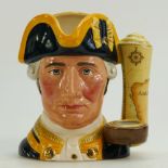 Royal Doulton large character jug Captain James Cook D7077 limited edition