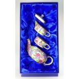 Royal Winton chintz stacking teapot in the Julia design,