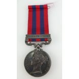 A Victoria Burma medal awarded to 1418 Corp S Helsby 1st Bn R.